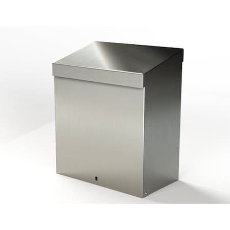 Saginaw Control & Engineering Protection Hood, 9.44 in. H x 7.81 in. W x 4-1/2 in. L, 304 Stainless Steel SCE-RH4N12SS